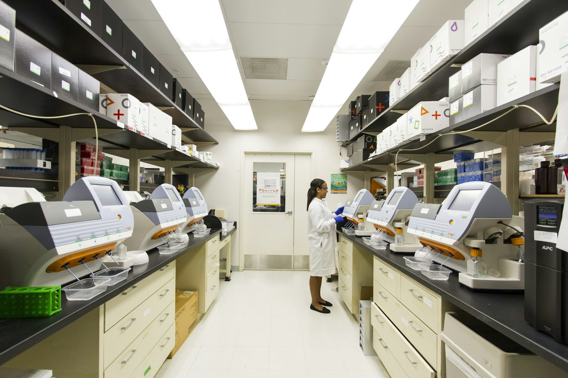 Professional medical workspace with health reference materials